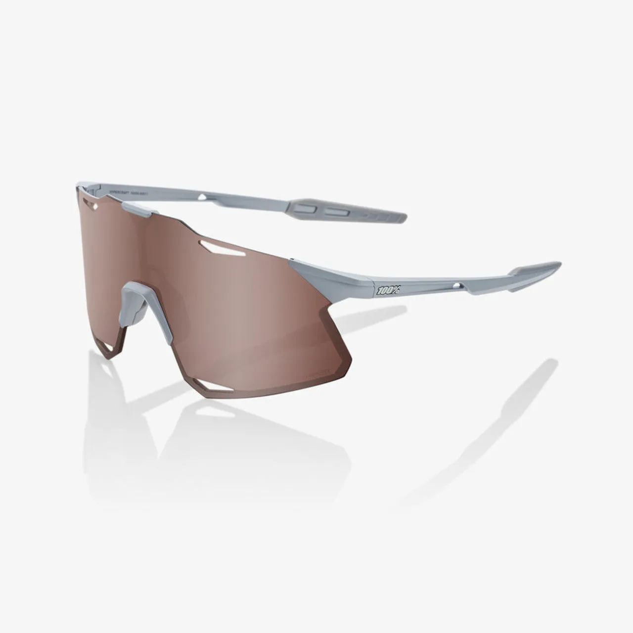 100% Hypercraft Matte Stone Grey, Hiper Crimson Silver Mirror