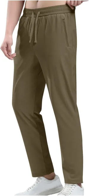 2025 Men's Casual Sport Loose Straight Quick Dry Pants