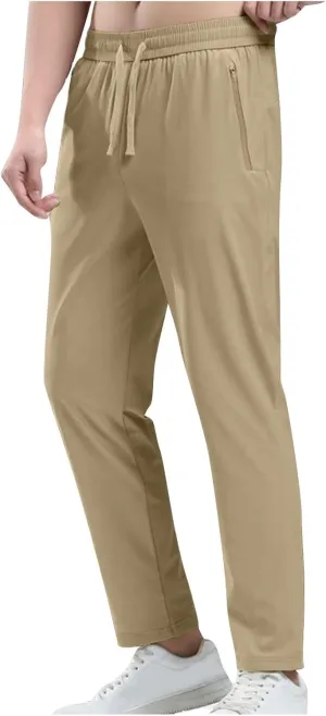 2025 Men's Casual Sport Loose Straight Quick Dry Pants