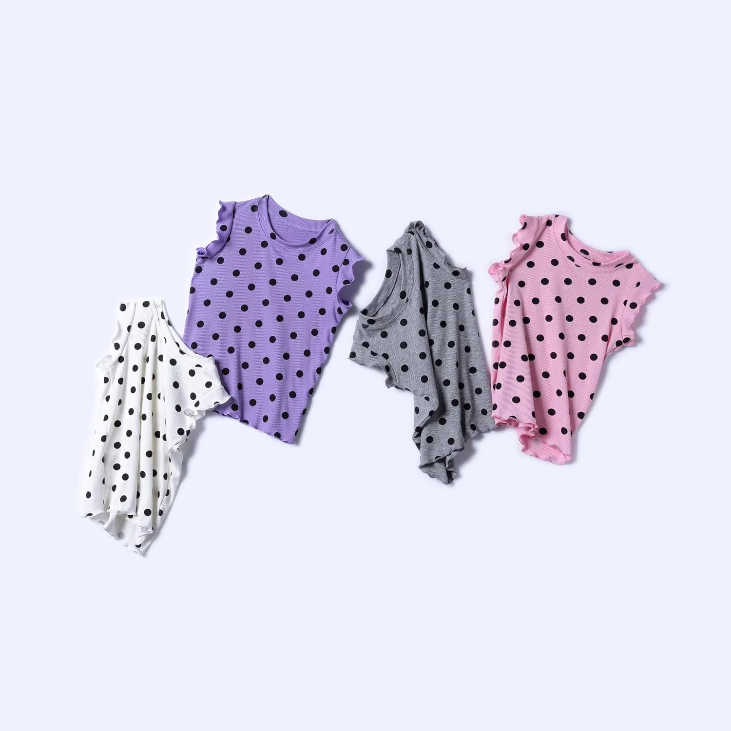 3-Pack Girls Dance & Gymnastics Tank Tops with Buckle Trim Everyday Casual & Versatile Wear for 4-10Y