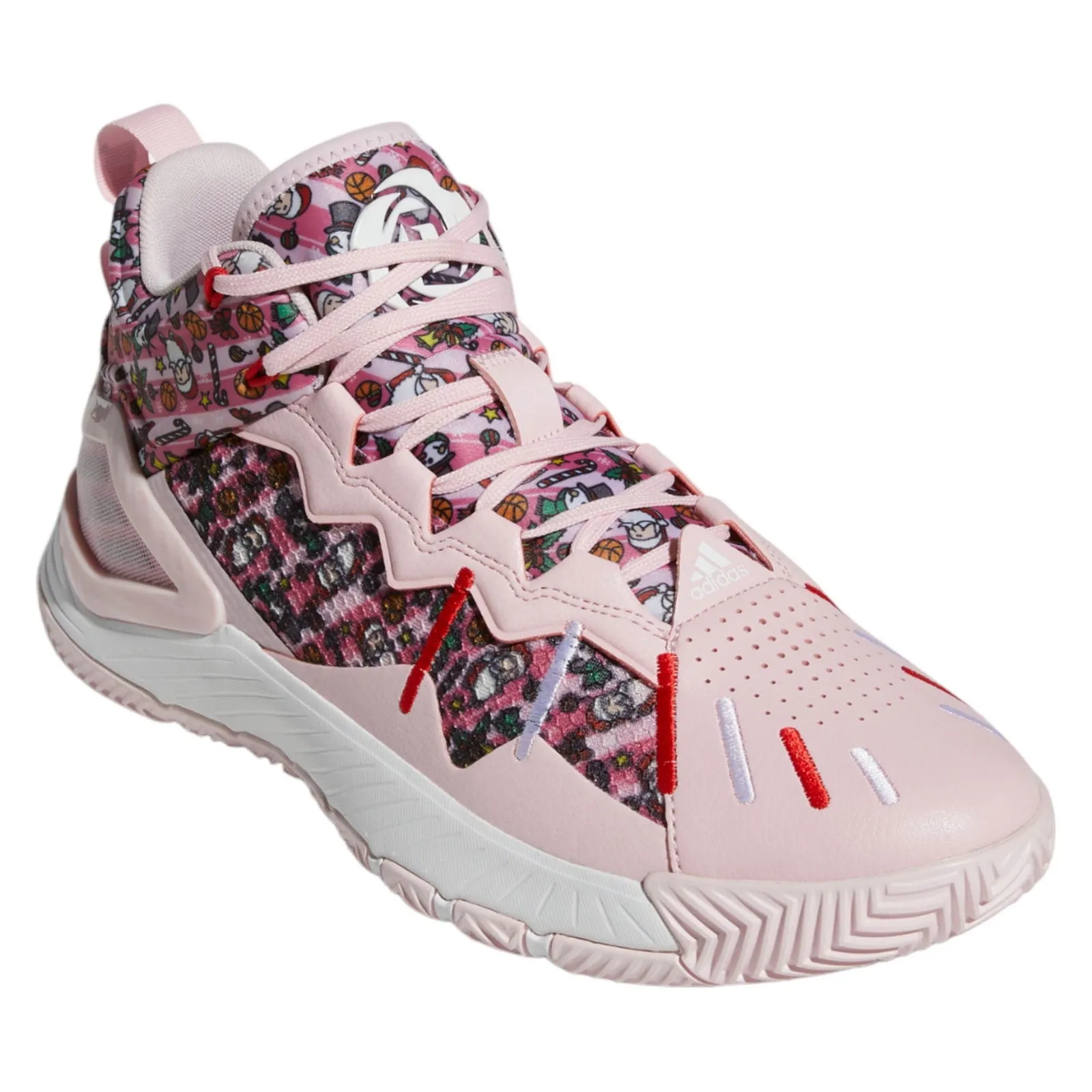 adidas D Rose Son of Chi Christmas Basketball Shoes - Clear Pink