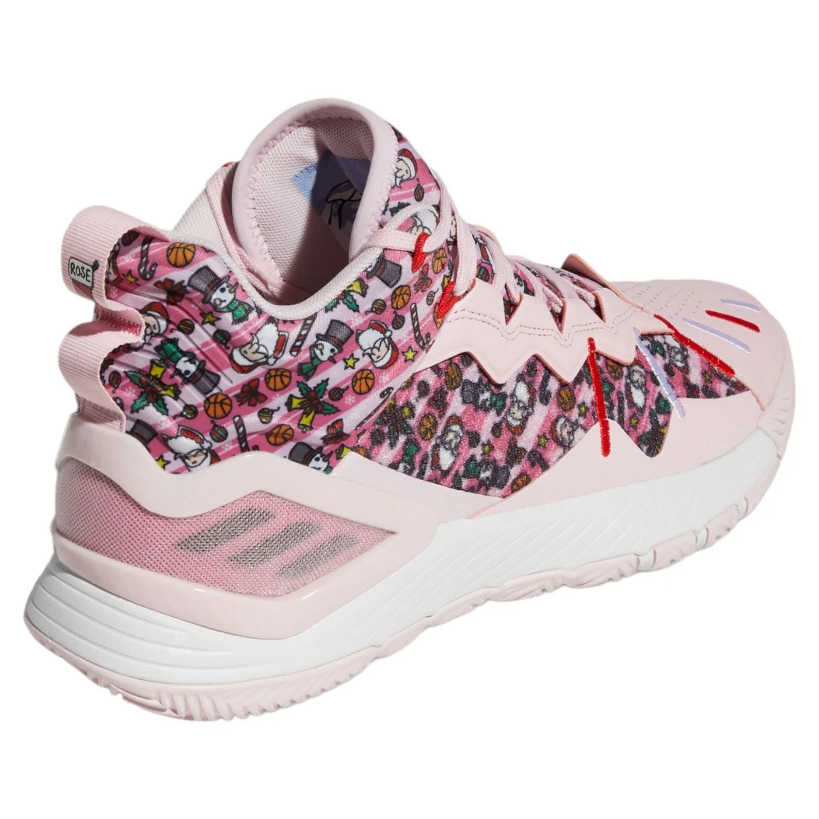 adidas D Rose Son of Chi Christmas Basketball Shoes - Clear Pink