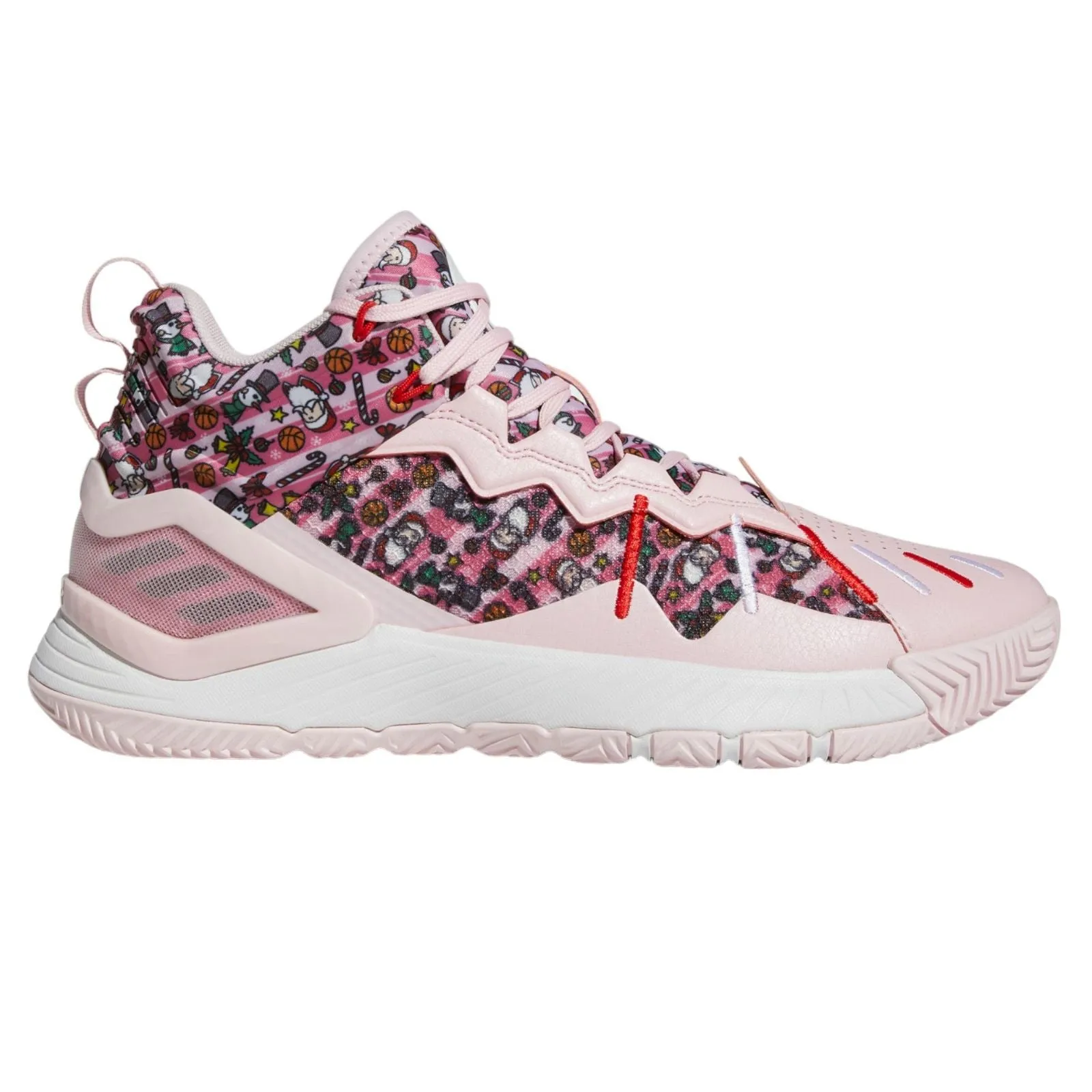 adidas D Rose Son of Chi Christmas Basketball Shoes - Clear Pink