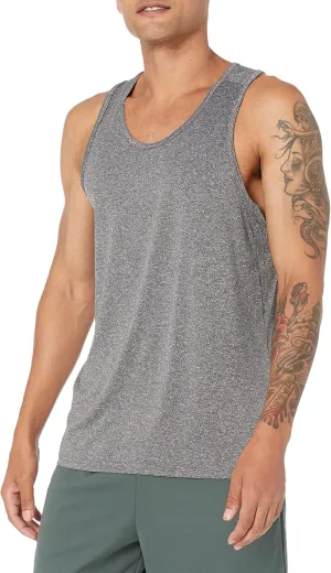 Amazon Essentials Men's Active Quick Dry Tech Stretch Lightweight Gym Tank Top