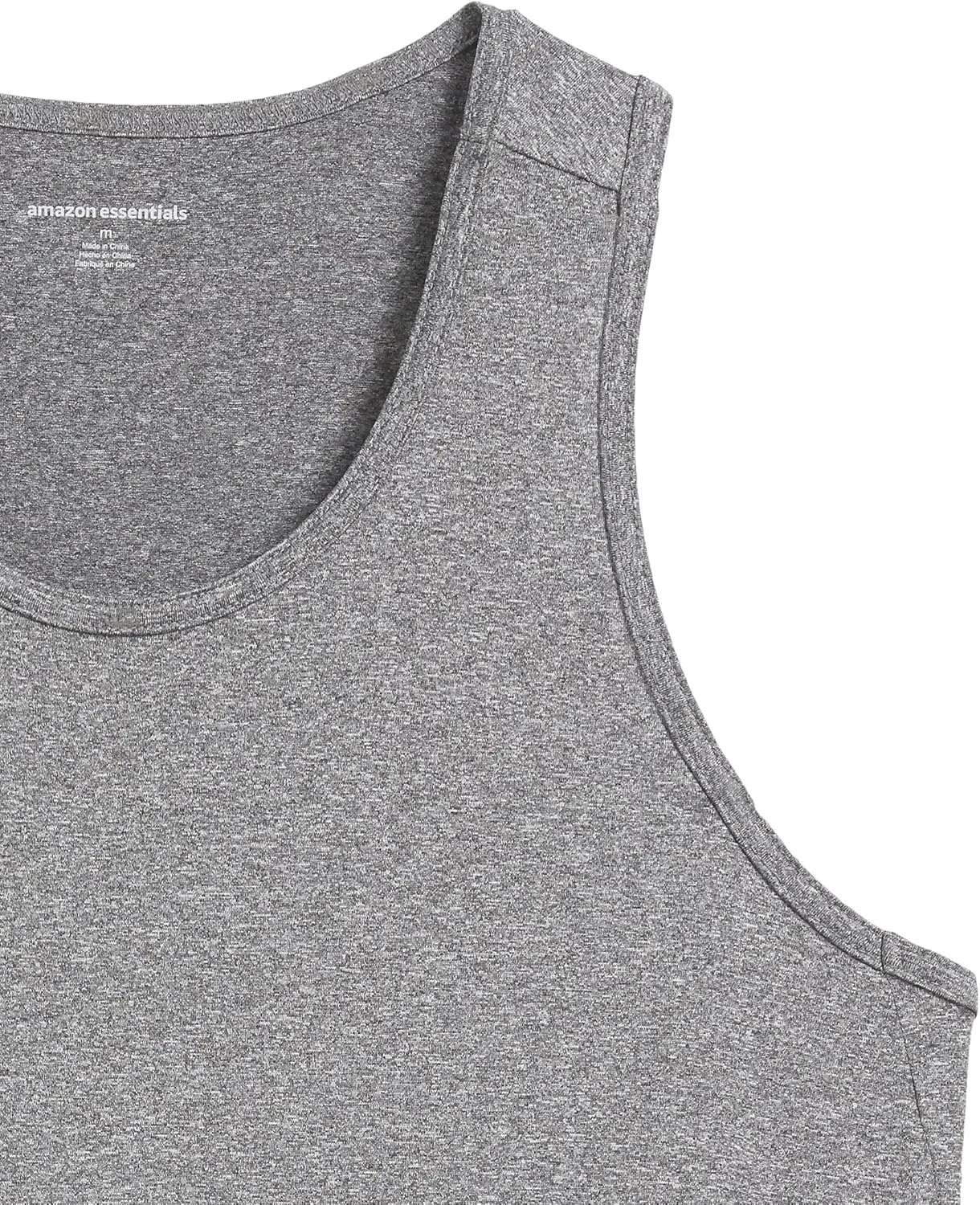 Amazon Essentials Men's Active Quick Dry Tech Stretch Lightweight Gym Tank Top
