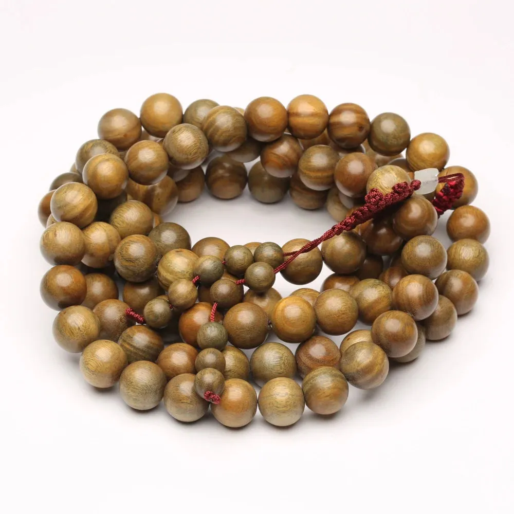 Asian handmade rosary beads rosary wood sandalwood beads buddhist prayer high quality 12mm beads