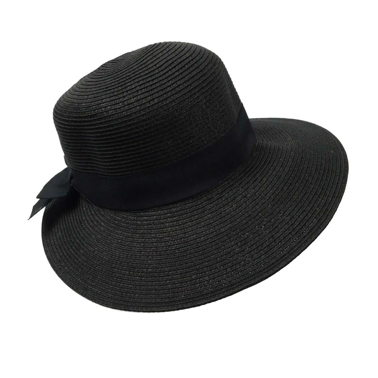 Asymmetrical Brim Summer Hat - Jeanne Simmons Hats