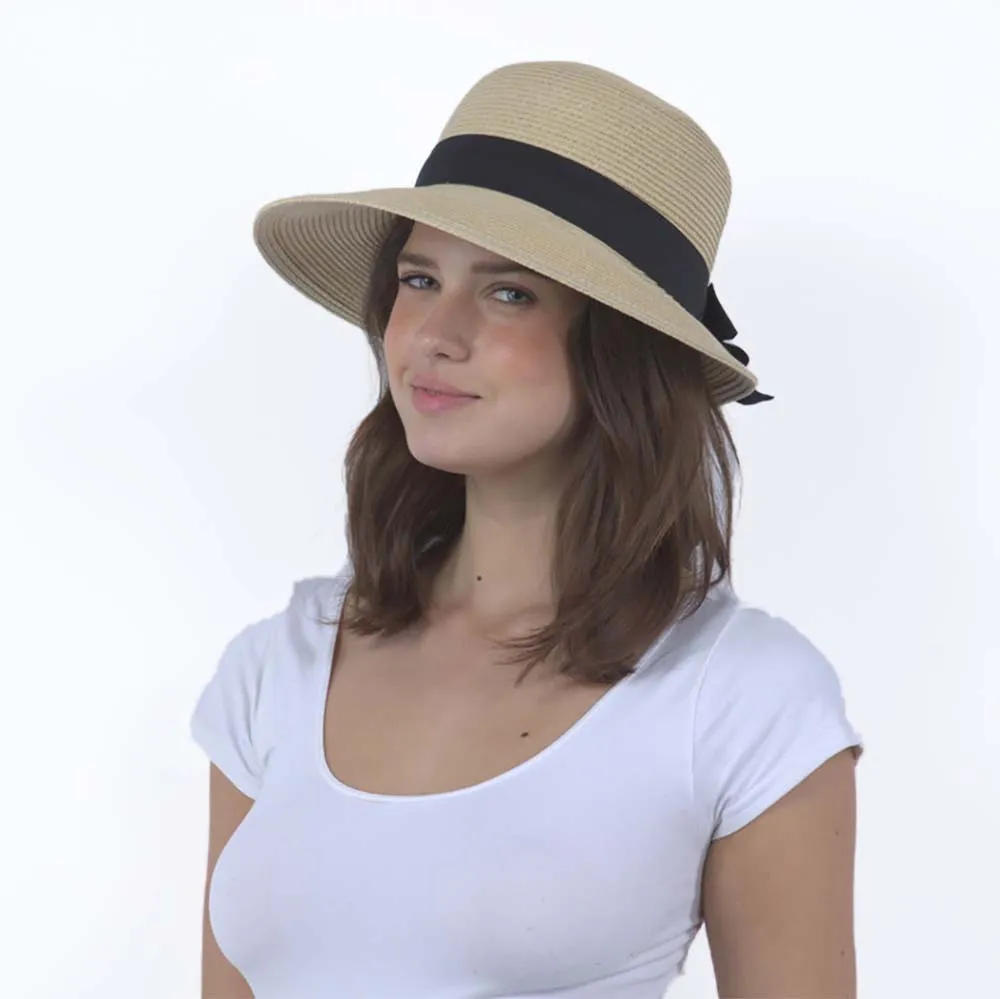 Asymmetrical Brim Summer Hat - Jeanne Simmons Hats