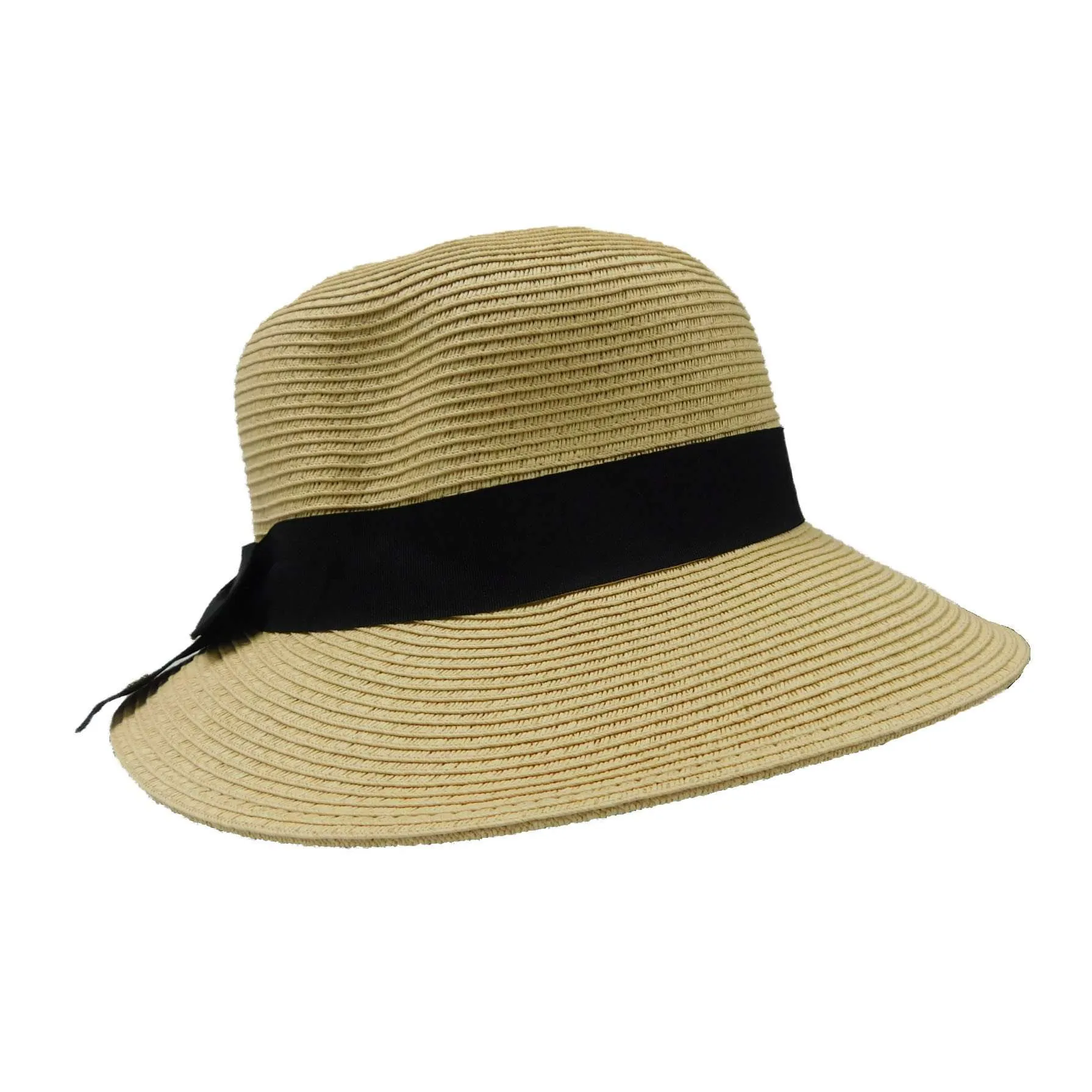 Asymmetrical Brim Summer Hat - Jeanne Simmons Hats
