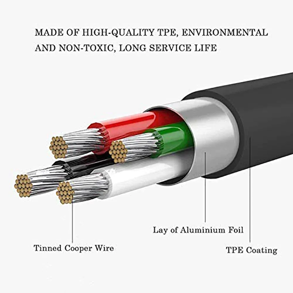 Audio Cable for Bose Qc25 35 Soundtrue Oe2 Ae2 Headphones