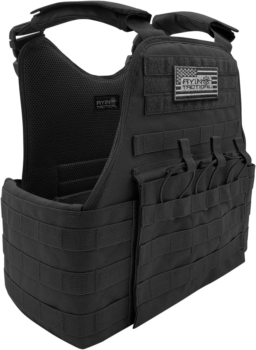 AYIN MOLLE Breathable Outdoor Vest with Hook and Loop attachment points
