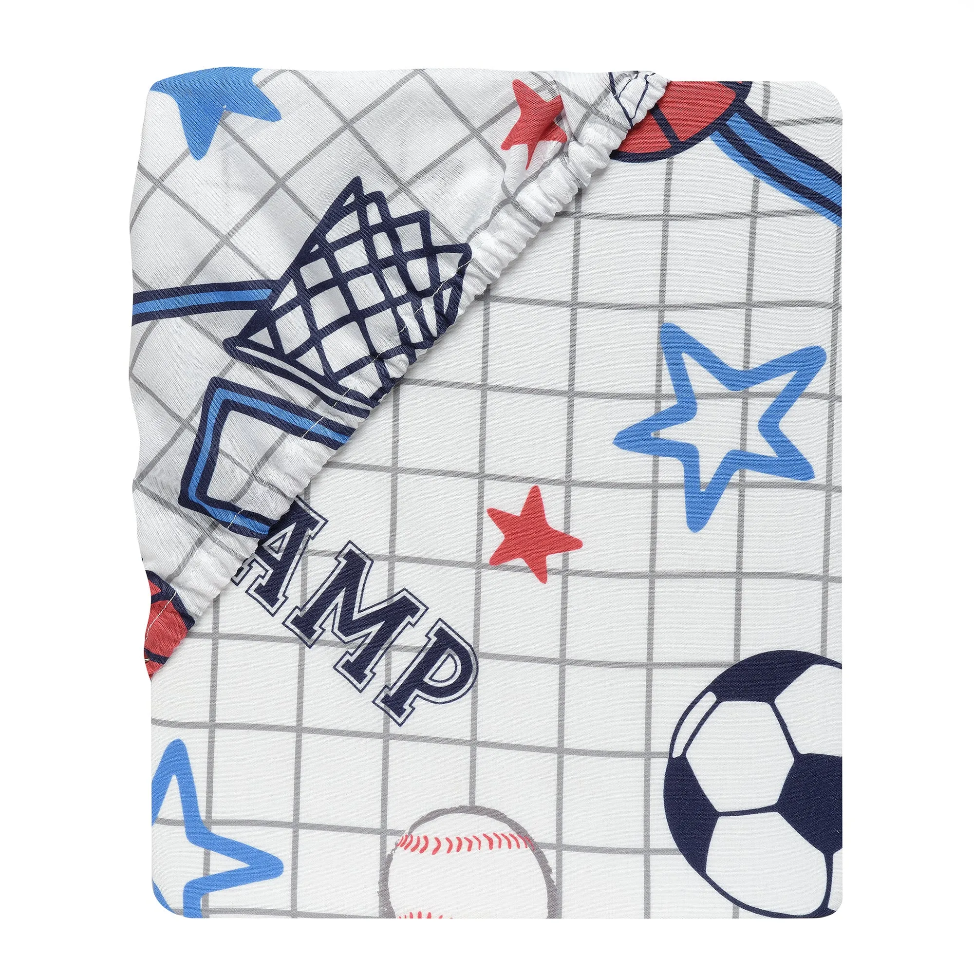 Baby Sports Cotton Fitted Crib Sheet