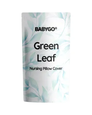BABYGO® Green Leaf Nursing Pillow Cover