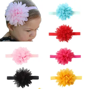 Babymoon Flower Hairbands Headbands (Set of 6)