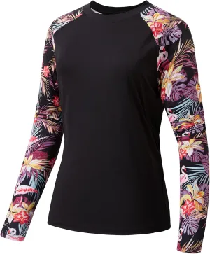 BASSDASH Womens UPF 50  UV Sun Protection T-Shirt Long Sleeve Fishing Hiking Performance Shirts