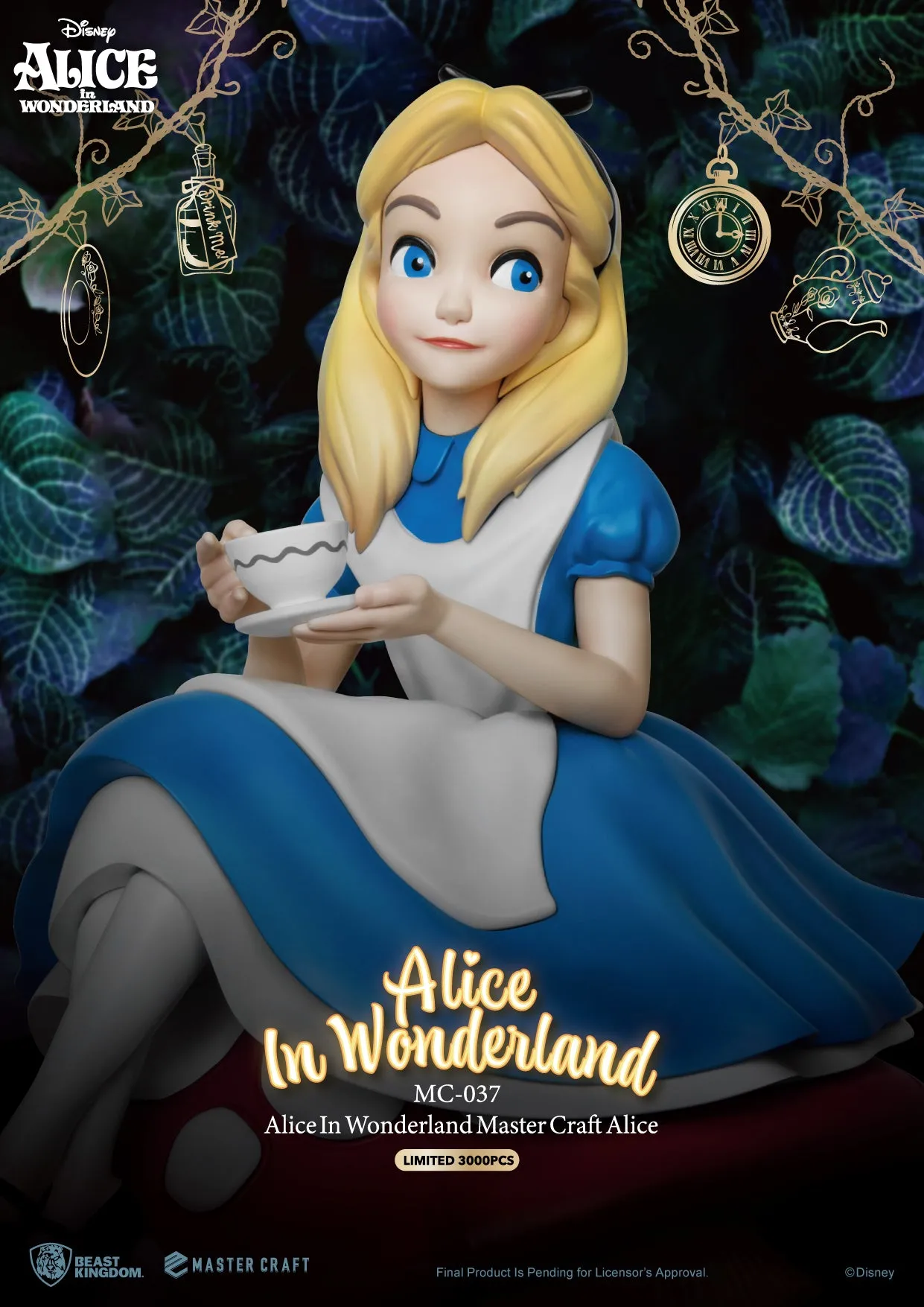 Beast Kingdom Alice in Wonderland: Alice MC-037 Master Craft Statue