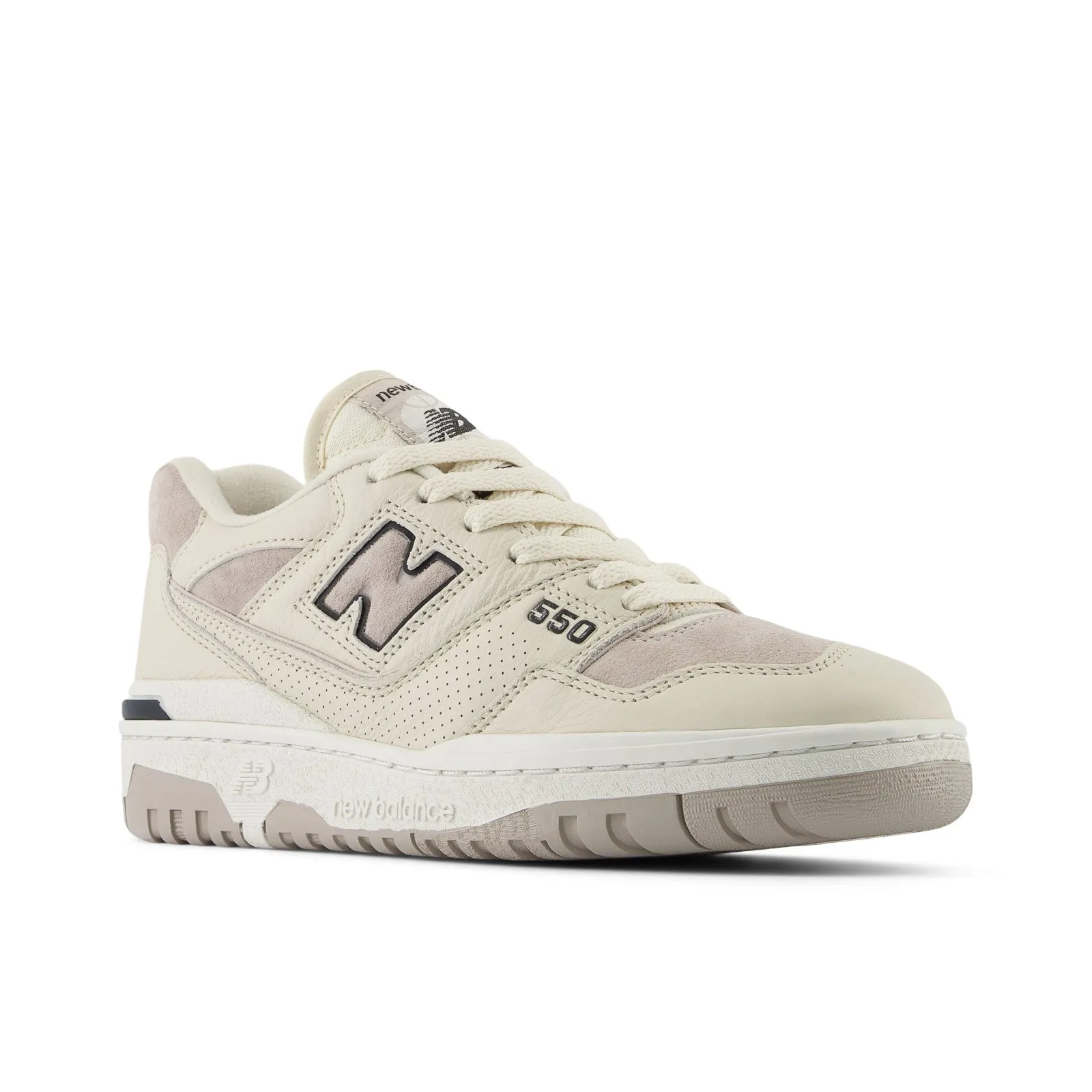 Beige & Grey 550 Sneakers