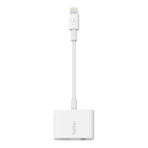 BELKIN Rockstar  3.5Mm Audio   Lightning Connector For Charge Adapter - White