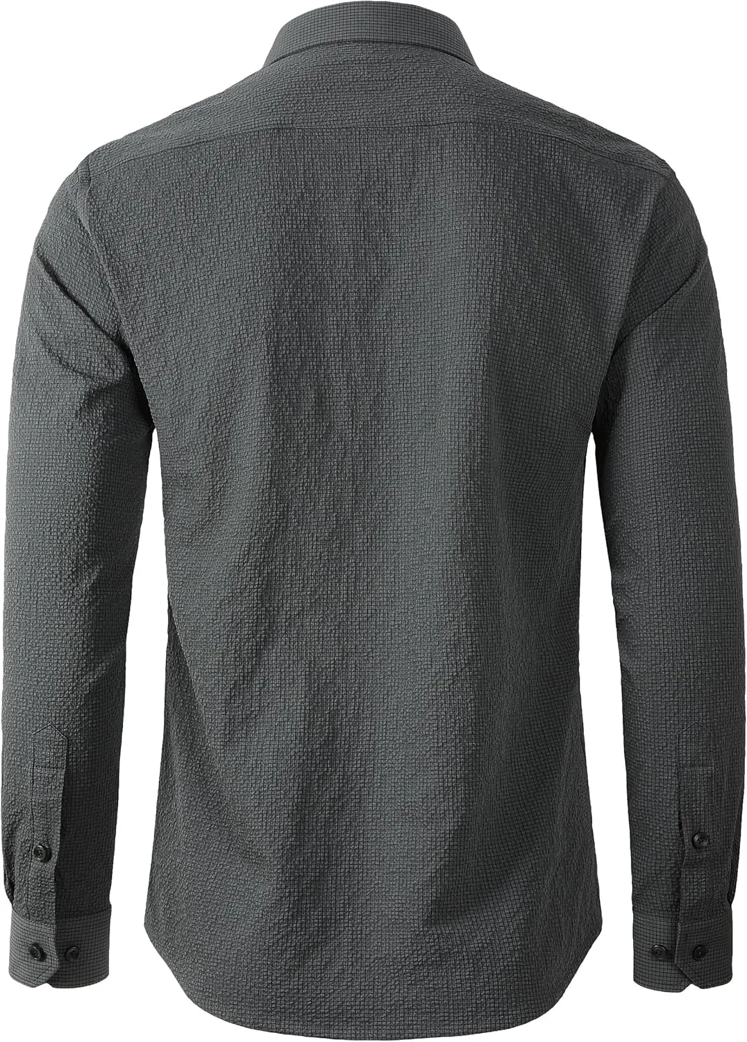 Beninos Men's Wrinkle Free Dress Shirts Slim Fit Long Sleeve Casual Button Down Shirt