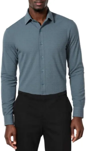 Beninos Men's Wrinkle Free Dress Shirts Slim Fit Long Sleeve Casual Button Down Shirt