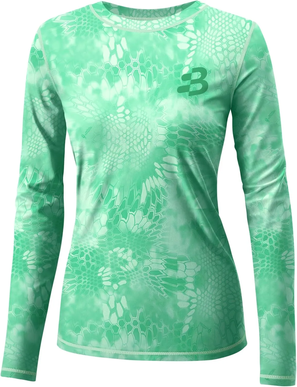 BesserBay Womens UPF 50  Long Sleeve Rash Guard Sun Protection Outdoor Performance Shirts for Hiking Swim Fishing