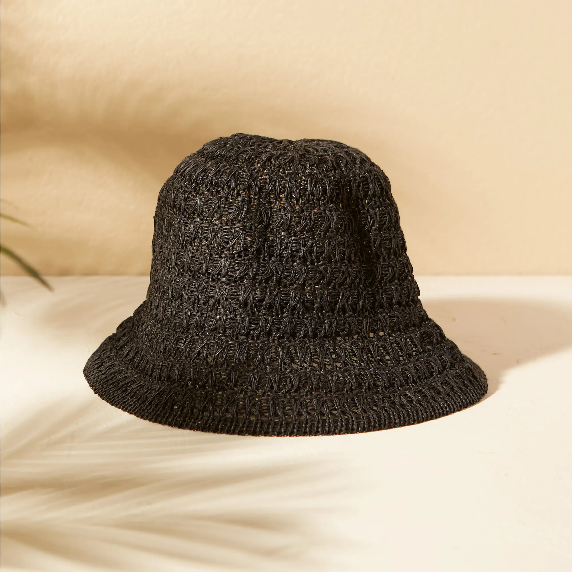 Black Summer Bucket Hat