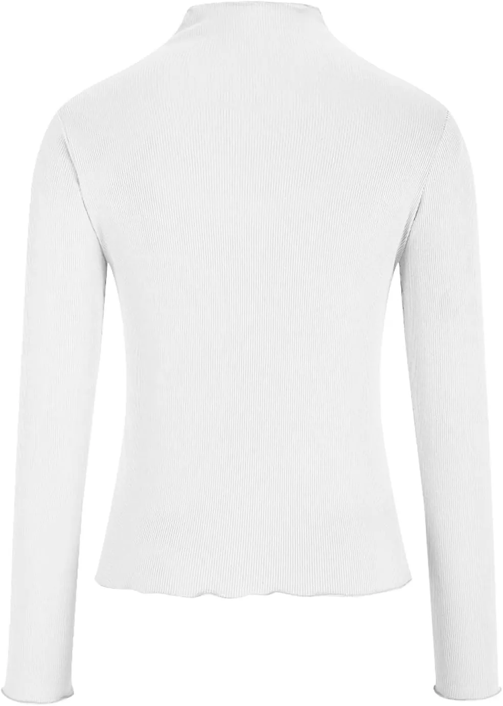 Blouses for Womens Dressy Casaul Slim Fitted Long Sleeve Shirts Solid Color Daily Basic Tee Girls Fashion Fall Top