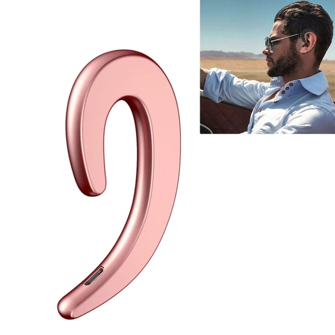 Bluetooth Bone Conduction Sports Earphones with Earhook - V4.1