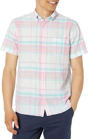 Brooks Brothers Men's Short Sleeve Button Down Sport Shirt
