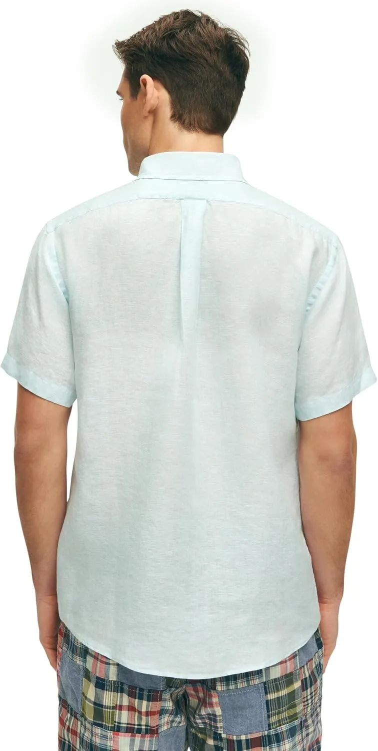 Brooks Brothers Men's Short Sleeve Button Down Sport Shirt
