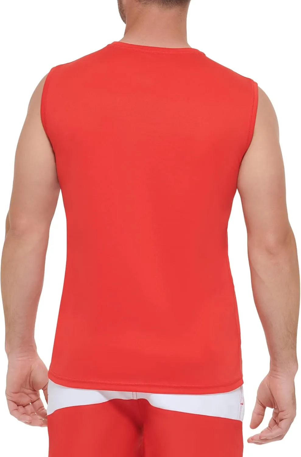 Calvin Klein Men's Standard UPF 40  Sleeveless Quick Dry Swim Shirt