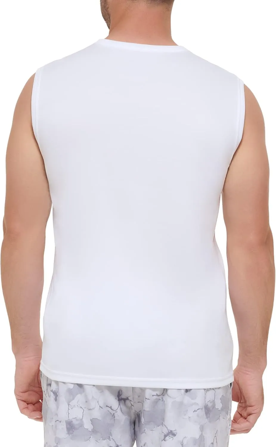 Calvin Klein Men's Standard UPF 40  Sleeveless Quick Dry Swim Shirt