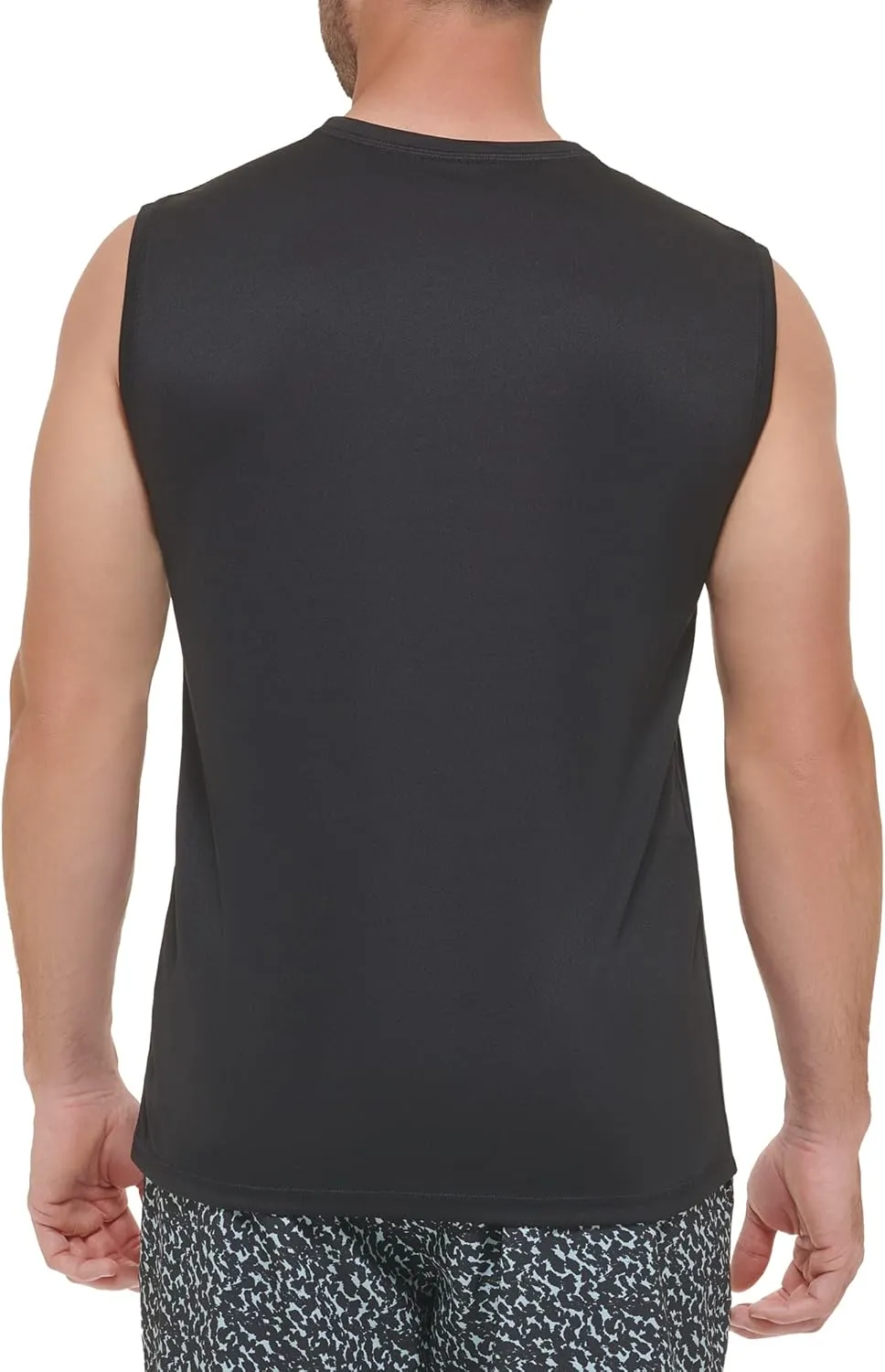 Calvin Klein Men's Standard UPF 40  Sleeveless Quick Dry Swim Shirt