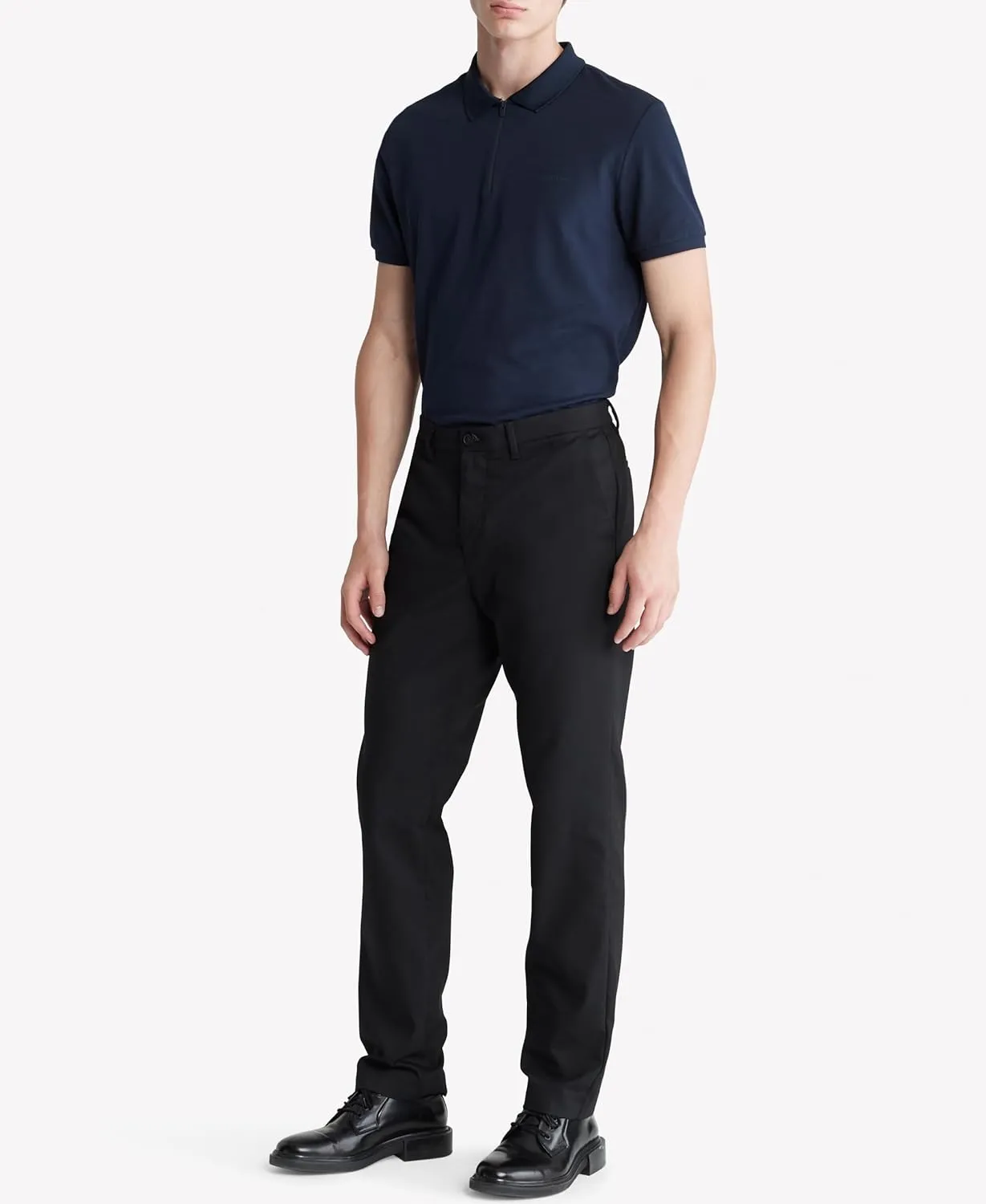 Calvin Klein Men's Tech Zip Polo