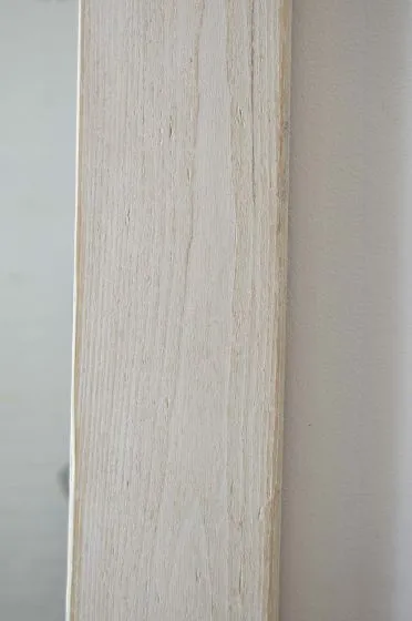Carrington Light Natural Wood Dress Mirror 119 x 93 CM