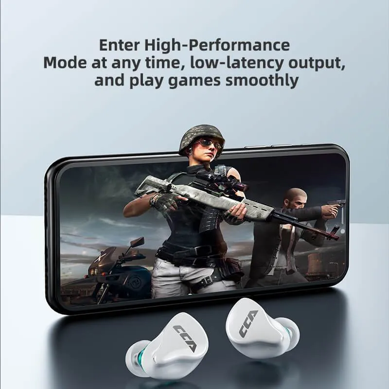CCA-CC4 HIFI Hybrid Bluetooth 5.2 Technology Wireless Earphone