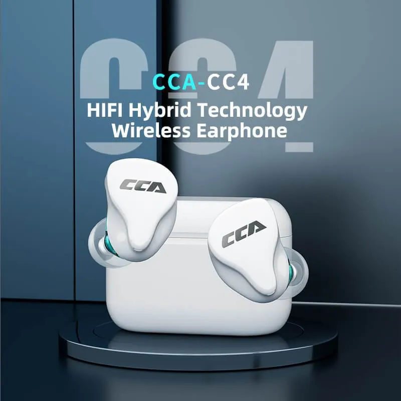 CCA-CC4 HIFI Hybrid Bluetooth 5.2 Technology Wireless Earphone