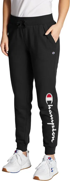 Champion Women's Powerblend Classic Script Jogger