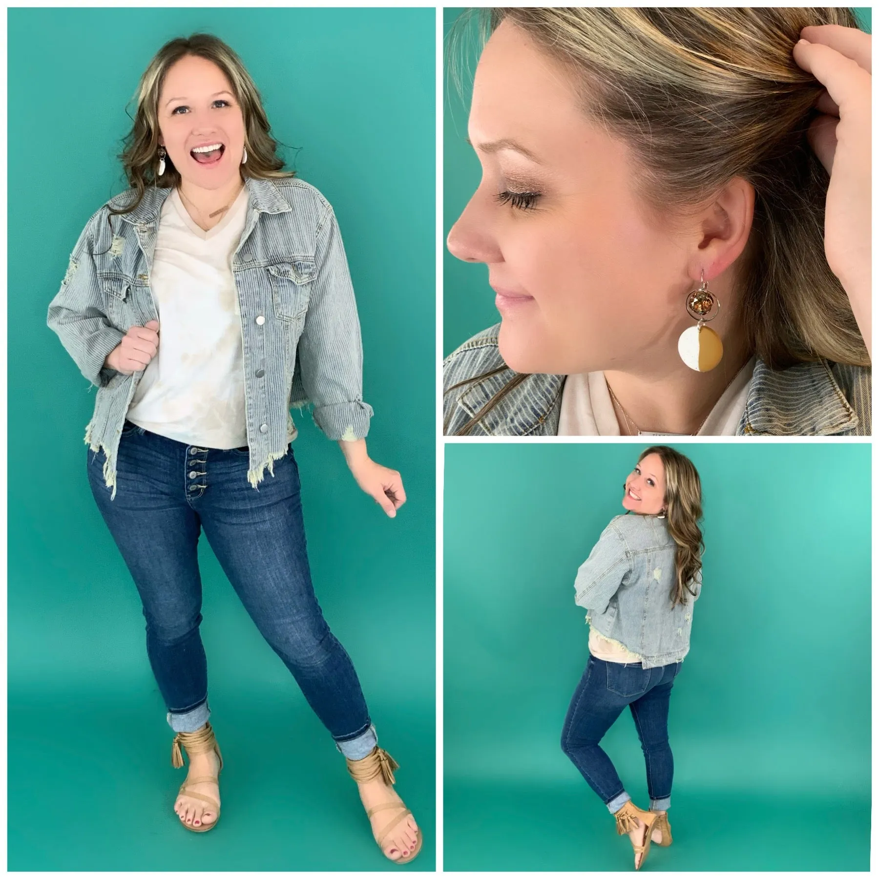Chic   Sweet Caramel Drop Earrings