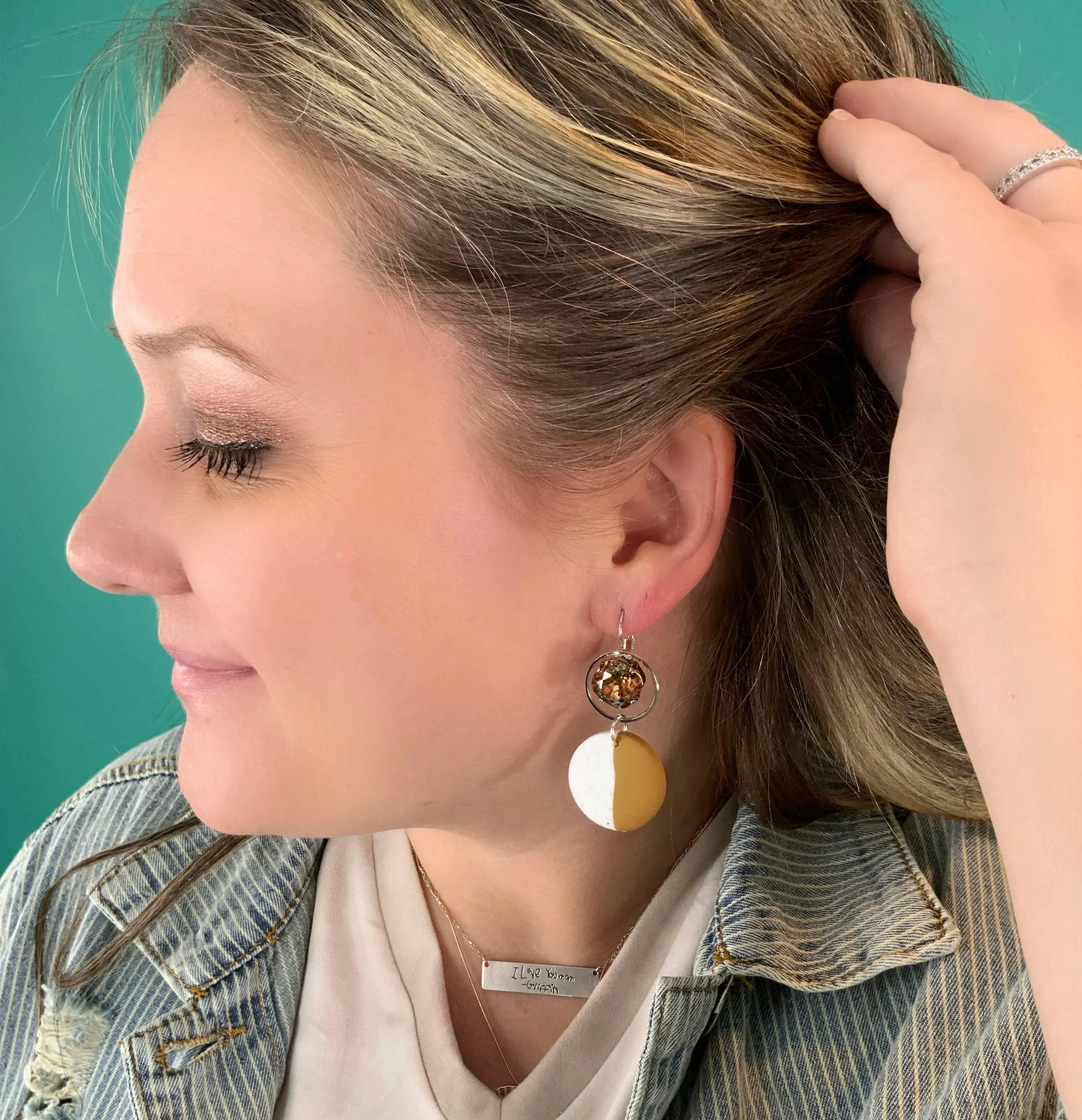 Chic   Sweet Caramel Drop Earrings
