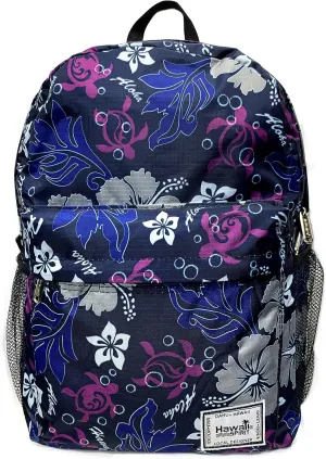 Classic Backpack (Honu Family 2 - Navy-Pink)