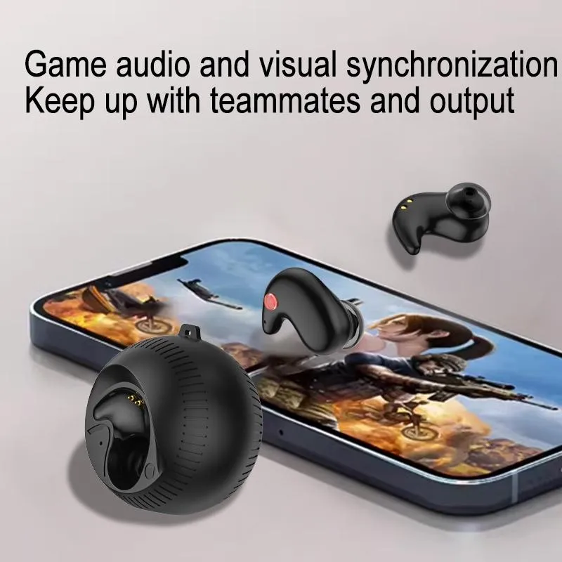 Coconut Ball Bluetooth Earphones with Charging Case