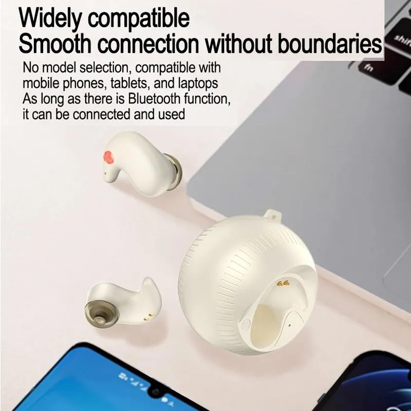 Coconut Ball Bluetooth Earphones with Charging Case
