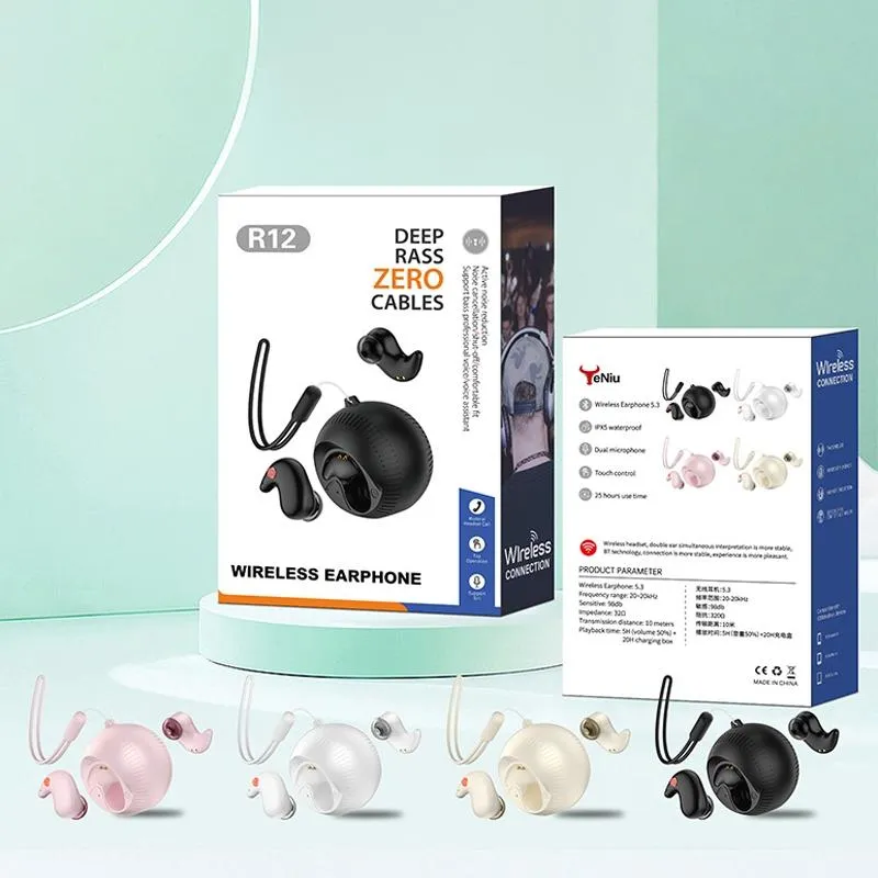 Coconut Ball Bluetooth Earphones with Charging Case