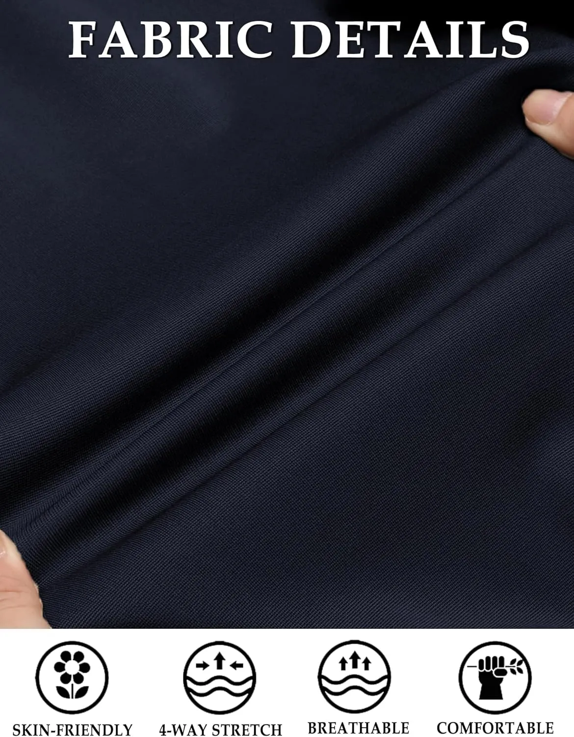 COOFANDY Mens Casual Button Down Shirts Short Sleeve Wrinkle Free Summer Dress Shirt