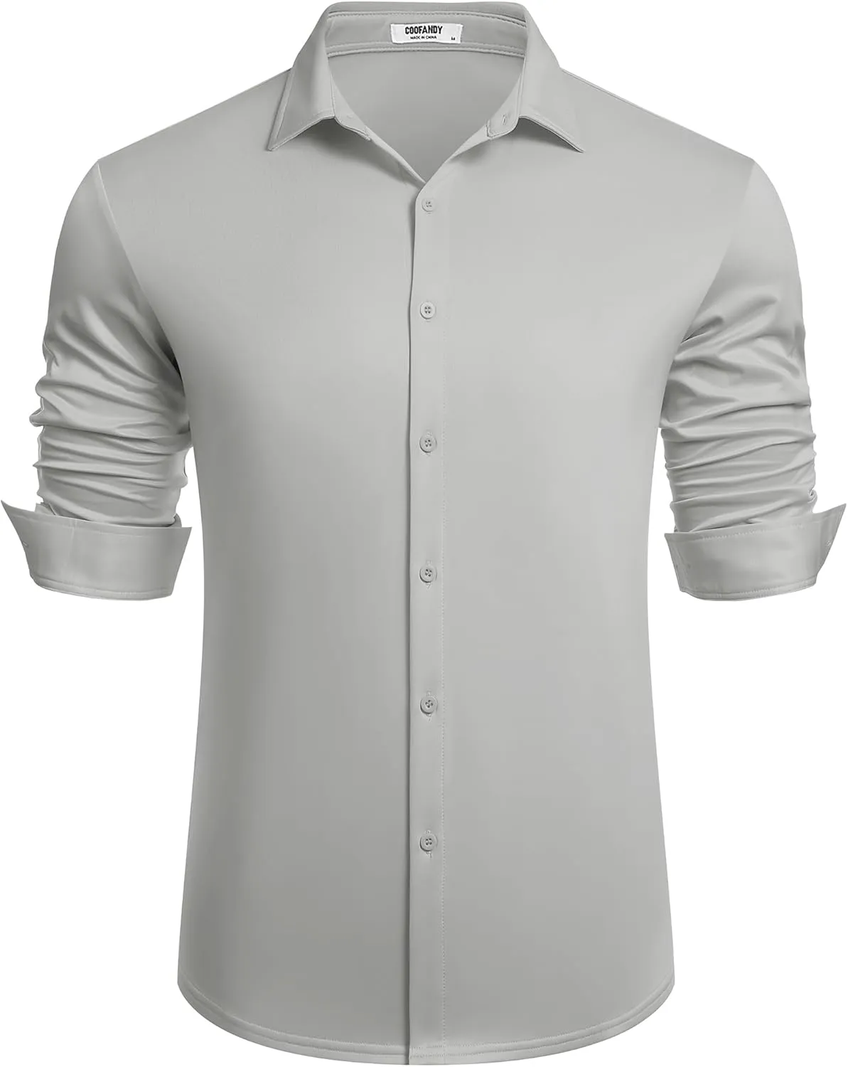 COOFANDY Men's Long Sleeve Wrinkle Free Shirts Button Down Casual Stretch Dress Shirt