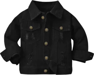 Cromoncent Classic Denim Jacket for Boys Girls