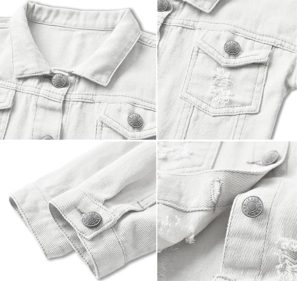 Cromoncent Classic Denim Jacket for Boys Girls