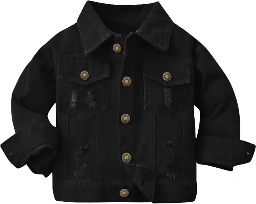 Cromoncent Classic Denim Jacket for Boys Girls