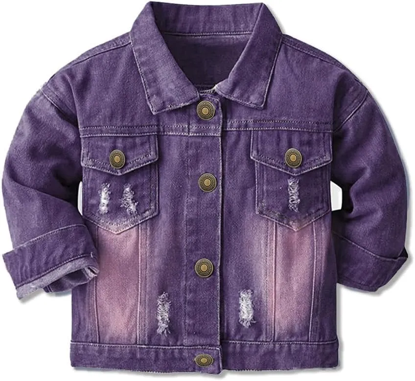 Cromoncent Classic Denim Jacket for Boys Girls